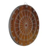 Holzfunier Dartscheibe (Vorderseite Links)