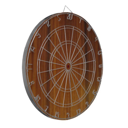 Holzfunier Dartscheibe (Vorderseite Links)