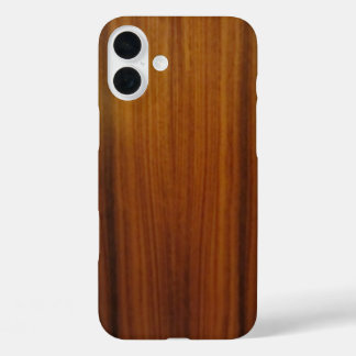Holzfurnierholz iPhone 16 Plus Hülle