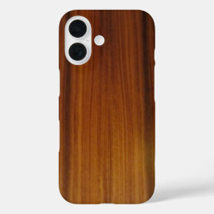Holzfurnierholz iPhone 16 Hülle