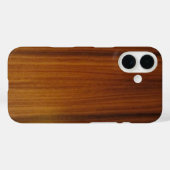 Holzfurnierholz Case-Mate iPhone Hülle (Rückseite (Horizontal))