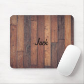 Holzfußboden mit Ihrem Namen Mousepad (Mit Mouse)