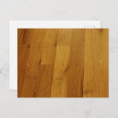 Holzfußboden Postkarte (Vorne/Hinten)