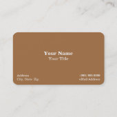 Holzfußboden Visitenkarte (Rückseite)