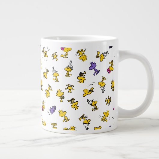 Holzfußmuster Jumbo-Tasse (Rechts)