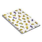 Holzfußmuster Notizblock (Rechte Seite)