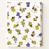 Holzfußmuster Notizblock (Rückseite)