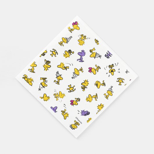 Holzfußmuster Serviette (Ecke)