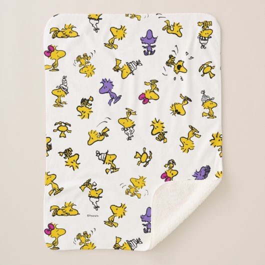 Holzfußmuster Sherpadecke (Vorderseite)