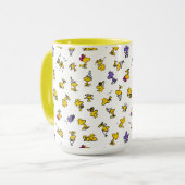 Holzfußmuster Tasse (Vorderseite Links)