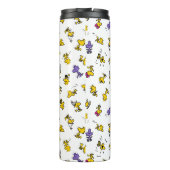 Holzfußmuster Thermosbecher (Rückseite)