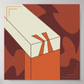 Holzfußplatte Grafik Poster (Vorne)