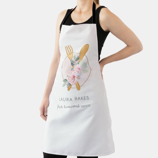 Holzgabellöffel Rosa Koch Baker Schürze (InSitu)