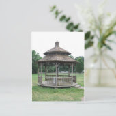 HolzGazebo Postkarte (Stehend Vorderseite)