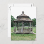 HolzGazebo Postkarte (Vorne/Hinten)