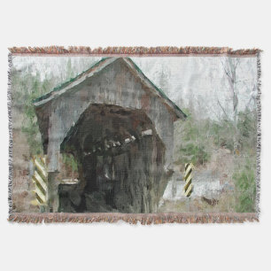 Holzgedeckte Brücke Decke