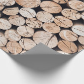 Holzgelände Geschenkpapier (Ecke)