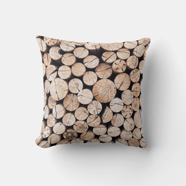Holzgelände Kissen (Vorderseite)