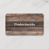 Holzgeschirr-Visitenkarte Visitenkarte (Vorderseite)