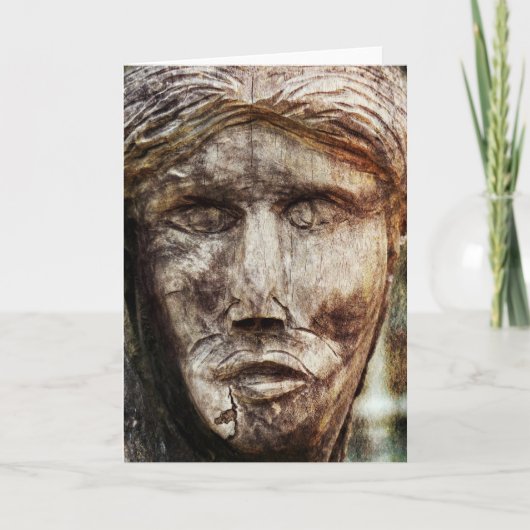 Holzgestein Karte (Vorderseite)