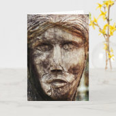 Holzgestein Karte (Gelbe Blume)