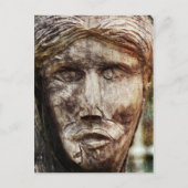 Holzgestein Postkarte (Vorderseite)