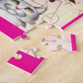 Holzgetöpfter Wandteppich Puzzle (Seite)