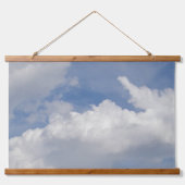 Holzgetoppte Wandteppich Cloud Dreamer Mit Holzrahmen (Vorne)
