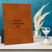 Holzgrundbezugsleute hinzufügen eigenen Text Fotoplatte (Seite)