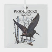 Holzhacken - Passionsjagd Ornament Aus Glas (Vorderseite)