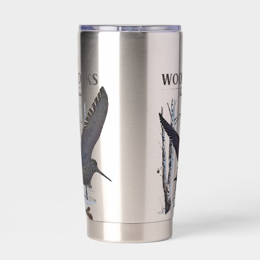 Holzhacken - Passionsjagd Thermobecher (Rückseite)