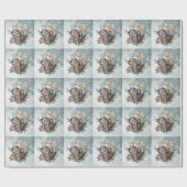 Holzhackjagd Geschenkpapier (Flach)