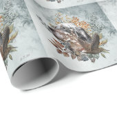 Holzhackjagd Geschenkpapier (Rolleneckpunkt)