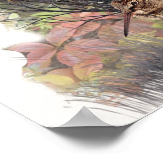 Holzhackjagd mit deutschem Kurzzeiger Poster (Ecke)