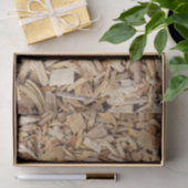 Holzhackschnitzel Seidenpapier (Geschenk)