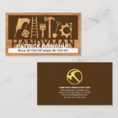 Holzhandyman-Werkzeuge Visitenkarte (Vorne/Hinten)