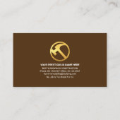 Holzhandyman-Werkzeuge Visitenkarte (Rückseite)