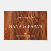 Holzhaus Doormat Fußmatte (Vorderseite)