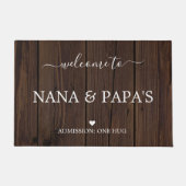 Holzhaus Doormat Fußmatte (Vorderseite)