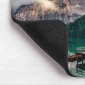 Holzhaus in der Mitte des Sees mit Blick auf die B Mousepad (Ecke)