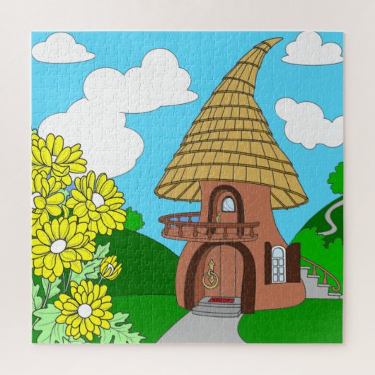 Holzhaus Puzzle (Vertikal)