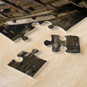 Holzhäuser am See in Hallstatt, Österreich Puzzle (Seite)