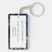 Holzhäuser am See in Hallstatt, Österreich Schlüsselanhänger (Rückseite)