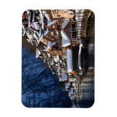 Holzhäuser am Seeufer in Hallstatt, Österreich Magnet (Vertikal)