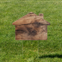 Holzhausgartenzeichen leer gartenschild