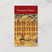 HOLZHAUSKARPENTRUM, ARCHITEKTURELLER BAU VISITENKARTE (Rückseite)