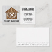 HolzhausLogo | Crossed Hammers Visitenkarte (Vorne/Hinten)