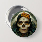 Holzhexe 2 Fantasie Button (Vorne & Hinten)