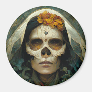 Holzhexe 2 Fantasie Magnet