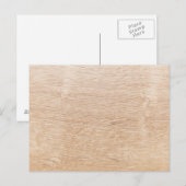 Holzhintergrund Postkarte (Vorne/Hinten)